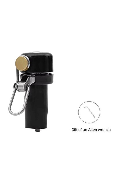 Choice1 Black 1pcs ESLNF Retro Classical Mini Curved Handlebar Plug Bell Loud...