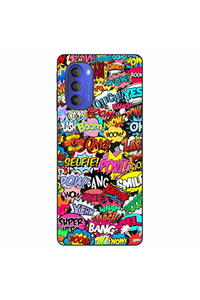 OEM compatibila cu Motorola Moto G51 5G Silicon Gel Tpu Model Pop Art Pow Wow...