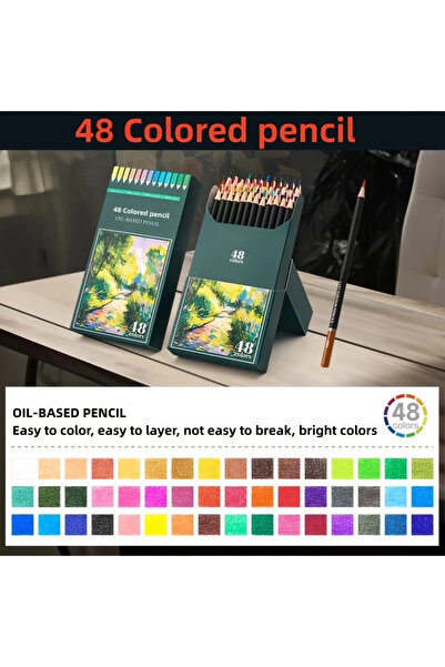 Choice 48 color Colored Pencils, 24/36/48/72 Pack, Colorful, Soft Core, Color...