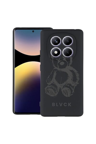 bestcase ¬Æ Husa pentru Xiaomi Redmi Note 14 Pro 4G, Teddy Bear blvck, Slim S...