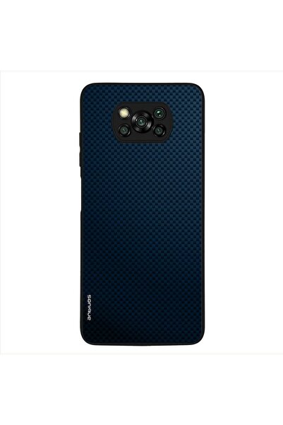 Sonique Θήκη Carbon Series για Xiaomi Poco X3 NFC / Poco X3 Pro Μπλε
