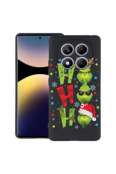 bestcase Husă pentru Xiaomi Redmi Note 15 Pro 5G cu Design Grinches - Ho Ho H...