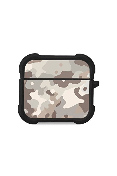 Sonique Θήκη Σιλικόνης Camouflage Army Series για AirPods 3 Μπεζ
