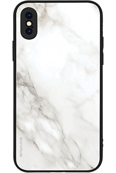 Sonique Θήκη Marble Series για Apple iPhone X / iPhone XS Λευκό