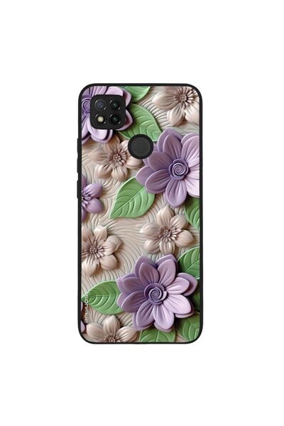 Sonique Θήκη 3D Flower Series για Xiaomi Redmi 9C / Redmi 10A Βιολετί