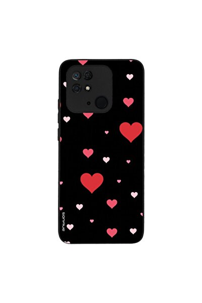 Sonique Θήκη Heart Series για Xiaomi Redmi 10C Μαύρο