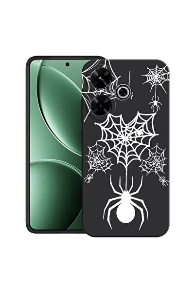 bestcase Husă pentru Xiaomi Redmi 13x cu Design Pânză de Păianjen, TPU Mat Ul...