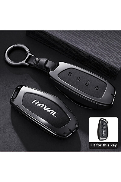 Choice10 key case for Haval Style 6-Black-1PC Zinc Alloy Car Key Case for HAV...