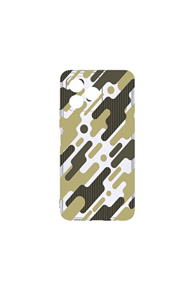 bestcase ¬Æ Husa Clear Silicon 2MM, Compatibila Cu Xiaomi Redmi 13, Green Cam...