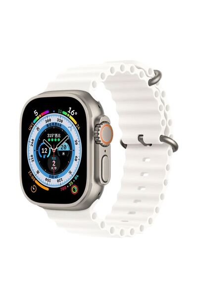Sonique Λουράκι Σιλικόνης Ocean Band για Apple Watch (38/40/41MM) Λευκό
