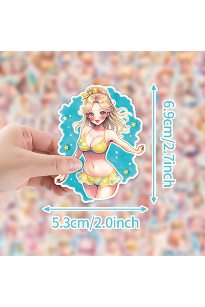 Choice MULTI 100 Pcs Cartoon Bikini Cartoon Sickers, Car Phone Water Cup Deco...