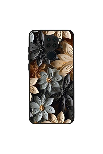 Sonique Θήκη 3D Flower Series για Xiaomi Redmi Note 9 Γκρι