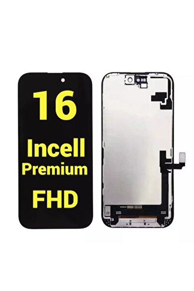 JHX Ecran LCD pentru iPhone 16 Incell Premium (FHD) Negru