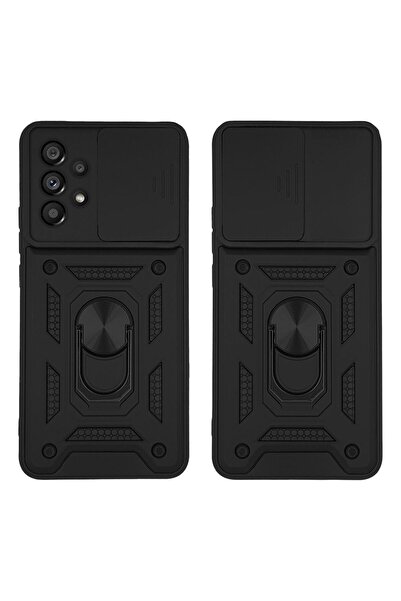Sonique Θήκη Ring Armor CamPro για Samsung Galaxy A53 5G Μαύρο