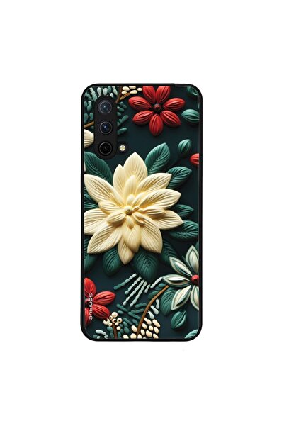 Sonique Θήκη 3D Flower Series για OnePlus Nord CE 5G Πράσινο