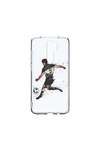 bestcase Прозрачен силиконов калъф 2ММ, съвместим с Xiaomi Redmi 9, Футболен ...