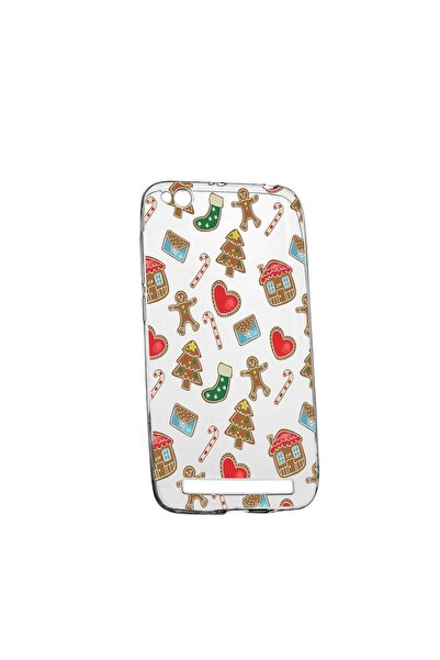 bestcase Коледен защитен калъф, Коледни сладкиши за Xiaomi Redmi 5A, устойчив...