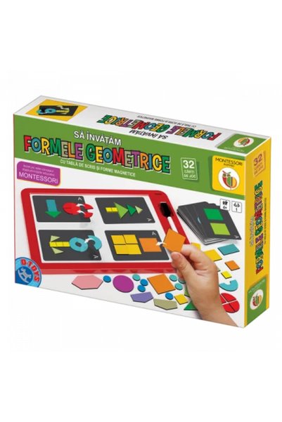 D-Toys Εκπαιδευτικό παιχνίδι Μοντεσσόρι - Μαθαίνουμε γεωμετρικά σχήματα