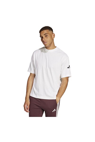 adidas Tricou bărbătesc cu mânecă scurtă, Essentials, din jerseu simplu, mări...