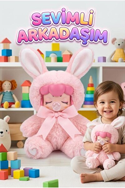 Tıfıl Toys Nansi Peluş Figür Bebek - Çocuklar İçin Tavşan Kostümlü 17 cm Uyku...