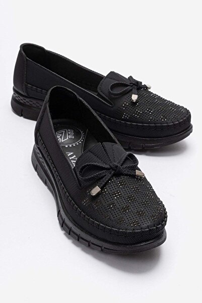 CCWAY AYAKKABI Pantofi casual de damă DENIM NEGRU