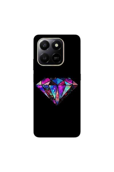 OEM Калъф, съвместим с Honor X7d, силиконов гел TPU модел, диамантено черен