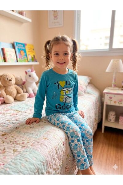 DİAMOND OUTLET “Kız Çocuk Pijama Takımı – Rahat, Sevimli ve Günlük Kullanıma ...