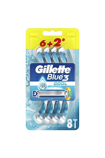 Gillette Razor, Blue3 6, Gillette, 2 pcs Cool, authentic product, ideal for d...