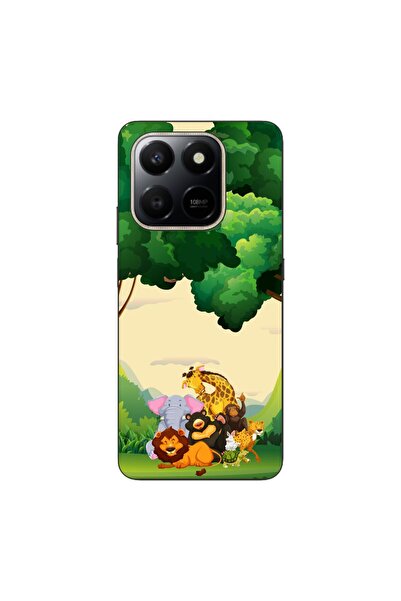 OEM Husa compatibila cu Honor 400 Smart Silicon Gel Tpu Model Jungla cu Animale