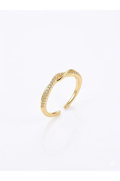 Twin Store Adjustable Zircon Stone Brass Bijouterie Ring - Yz0257