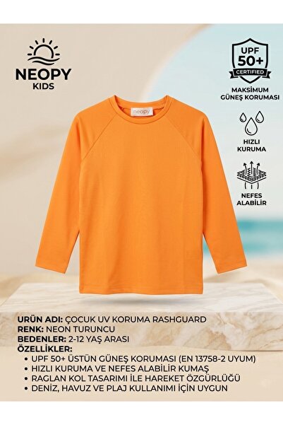 NEOPY Tricou de protecție pentru copii UPF 50 PROTECȚIE UV