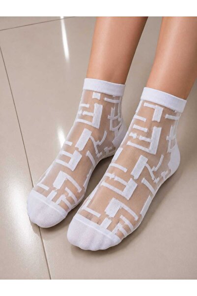 Nihomall20 Tulle Transparent Socks 3-Piece