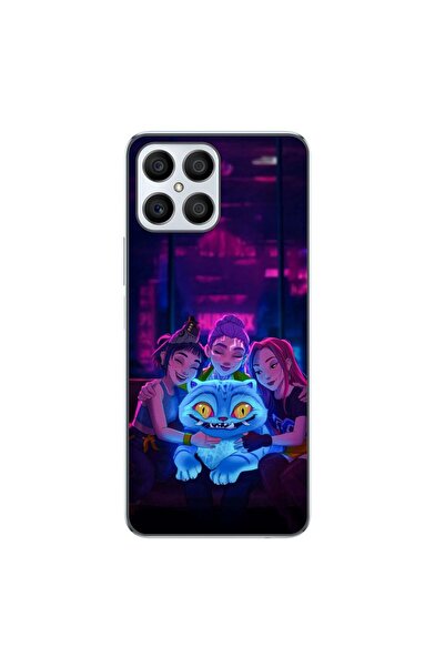 OEM Husa compatibila cu Honor X8 4G Silicon Gel Tpu Model KPop Demon Hunters ...