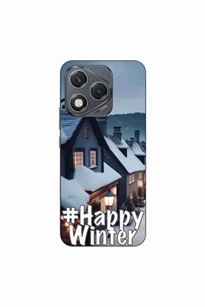 OEM Husa compatibila cu Honor 400 Lite Silicon Gel Tpu Model Happy Winter