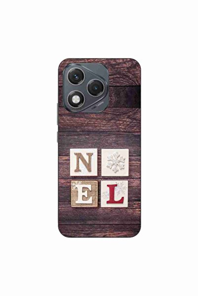 OEM Husa compatibila cu Honor 400 Lite Silicon Gel Tpu Model Craciun Noel Wood