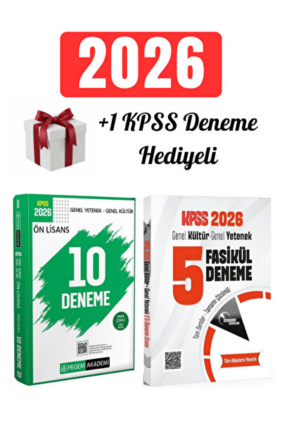 Doktrin Yayınları 2026 KPSS Ön lisans Pegem ve Doktrin Genel Kültür ve Yetene...