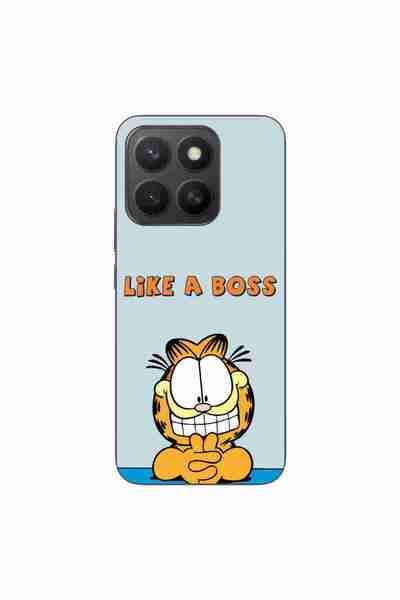 OEM Husa compatibila cu Honor X8c Silicon Gel Tpu Model Garfield Like A Boss