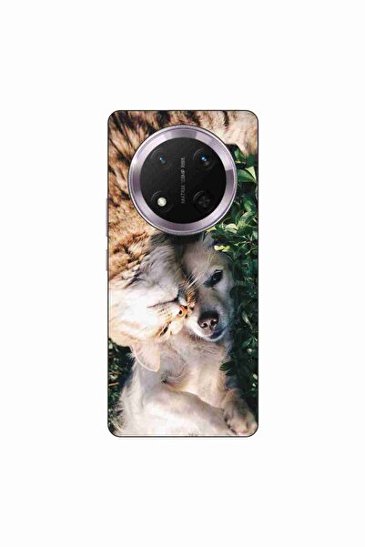OEM Husa compatibila cu Honor Magic7 Lite Silicon Gel Tpu Model Caine si Pisica