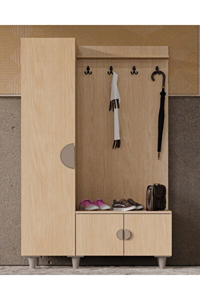 miracool Ladin Portmanto / Vestiyer / Komple MDF / Şık Tasarım / 1. Kalite