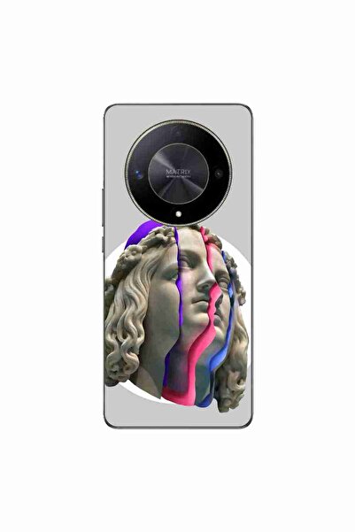 OEM Case compatible with Honor Magic6 Lite Silicone Gel Tpu Model Neon Ruins
