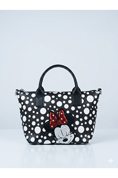ICONE BAG Minnie Girls' Shoulder Bag, Polka Dot Bag, Mini Polka Dot Bag