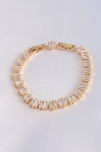 ALETOOLS Vip Series Brass Zircon Stone Gold Color Square Waterway Model Brace...