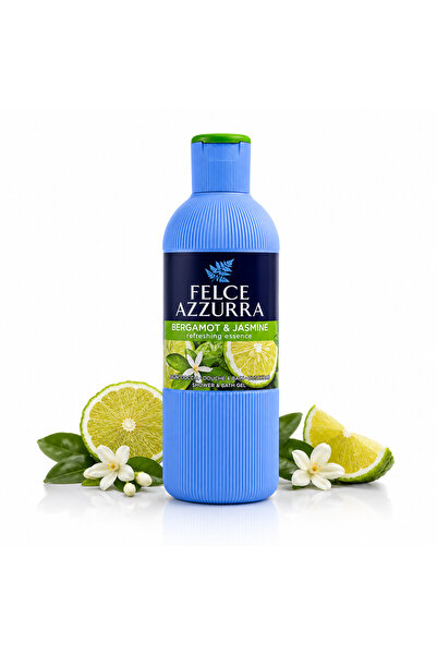 AZZURA Gel de duș Felce Azzurra® cu parfum fresh de bergamotă și iasomie, 650 ml