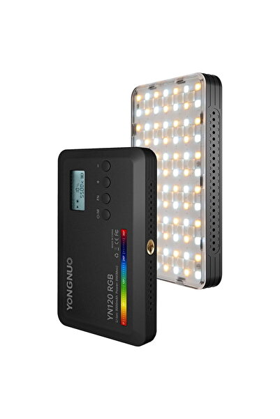 Yongnuo Lampă LED 8W RGB Portabilă cu Baterie de 3000mA YN120RGB