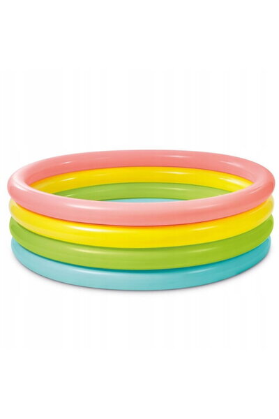 Intex 56441 - Piscină gonflabilă Sunset Glow, 168 x 46 cm, Multicoloră