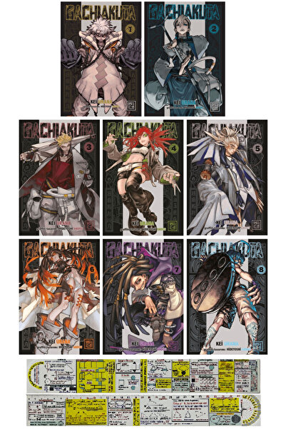 Destek Yayınları Gachiakuta 1-2-3-4-5-6-7-8. Ciltler Manga Seti + Özel Cetvel