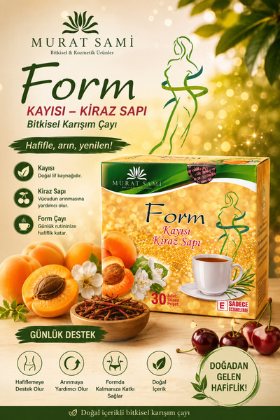 MURAT SAMİ BİTKİSEL Kayısı kiraz sapı form içeçek