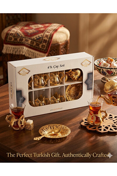 ROYALİST AKSESUAR 6 lı lüks çay seti