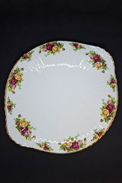 Royal Albert Old Country Roses Vintage Porcelain Oval Tray 35X31 cm
