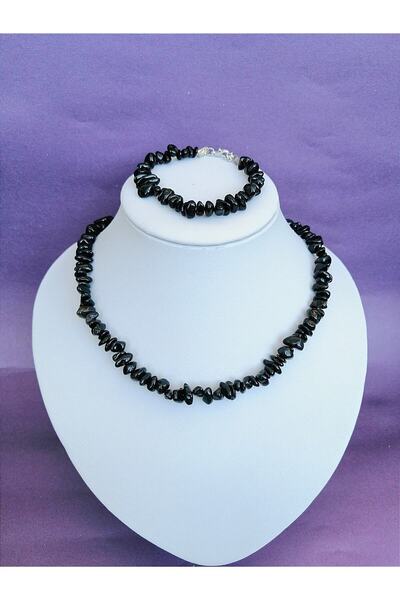 Zodyak Doğal Taş Obsidian Jewelry Natural Stone - Real Obsidian Natural Stone